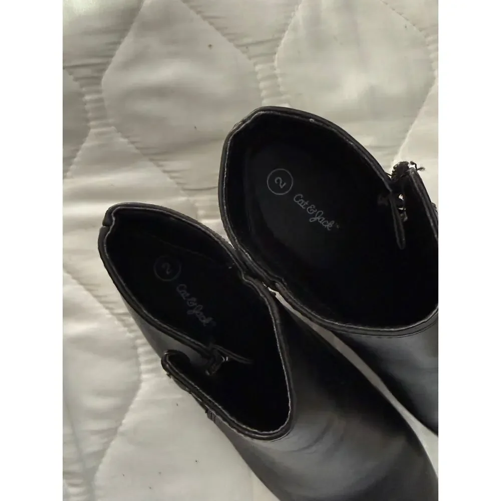 Cat & Jack black boots